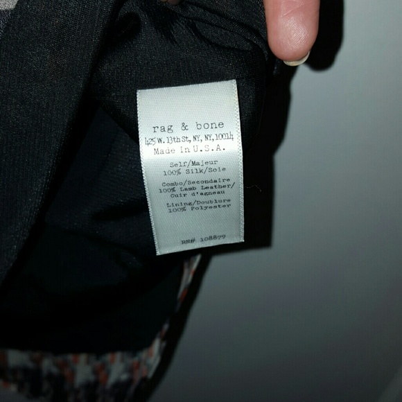 Clemence Houndstooth Leathertrim Top - Picture 7 of 8